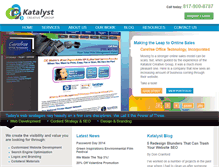 Tablet Screenshot of katalystcreativegroup.com